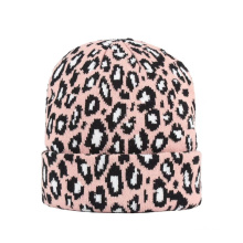 Fashion Knitted Hat Leopard Printed Beanie Hats